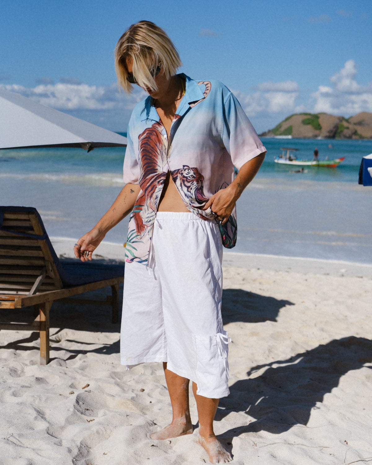 Tiger Relaxed Woven Shirt