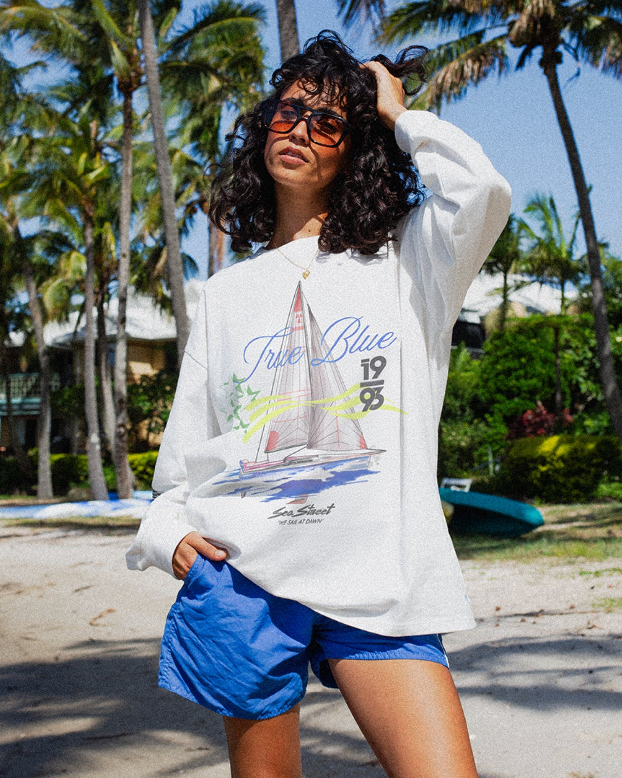 True Blue Long Sleeve